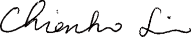 Chienho Lin signature